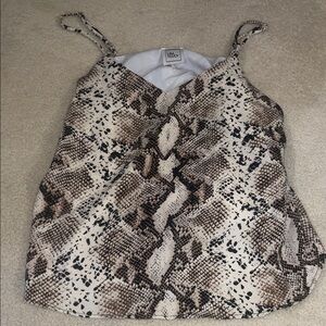 Leith Snake Print Women's Top